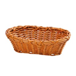 Zicco B-0V4153 Plastik Oval Ekmek Sepeti, 18x23x7 cm - Zicco