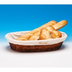 Zicco JN-5540 Dikdörtgen Ekmek Sepeti, 55x40x12 cm, Koyu Renk - Zicco