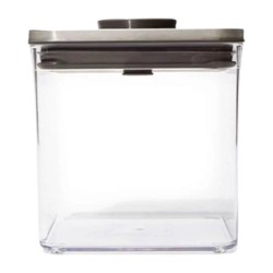 Oxo 3118300 Çelik Kapak Kare Saklama Kabı, 2.6 L - Thumbnail