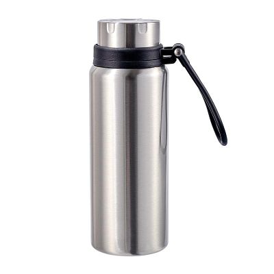 Ozdusk Paslanmaz Çelik Çift Duvarlı Spor Termos, 650 ml, Gri - 1