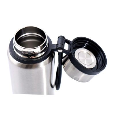 Ozdusk Paslanmaz Çelik Çift Duvarlı Spor Termos, 650 ml, Gri - 9