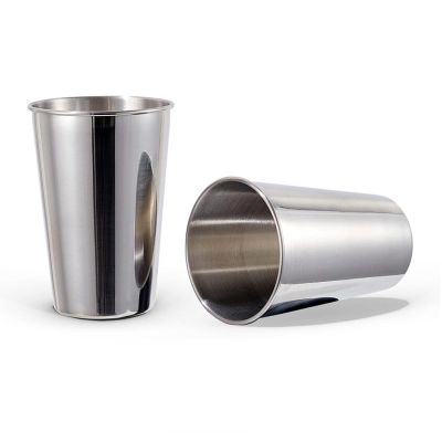 Ozdusk Paslanmaz Çelik Kokteyl Bardağı, 475 ml, 4 Adet, Gri - 3