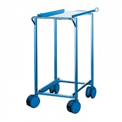 Rational Mobil Tabak Rafları İçin Taşıma Arabası, 54.7x85.2 cm, H:98.9 cm - Rational