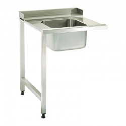 Öztiryakiler 1 Left Entrance Dishwasher Entrance Bench with 1 Sink, 70x75 cm - Öztiryakiler