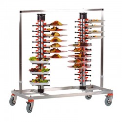 Öztiryakiler 160PM 96 Fold Plate Trolley, Double - Öztiryakiler
