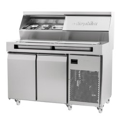 Öztiryakiler 2 Door Pizza Preparation Cabinet - Öztiryakiler