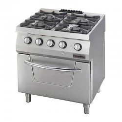 Öztiryakiler 4 Burner Rack with Oven, 80x70x85 cm, Gas - Öztiryakiler