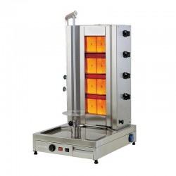 Öztiryakiler 4 GUD-W Model Bottom Motor Rotary Oven, Gas - Öztiryakiler