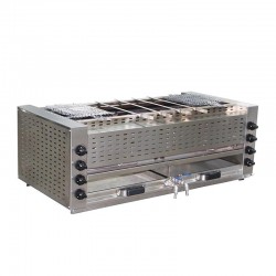 Öztiryakiler 4 Radius Shish Kebab Doner Kebab Cooker, Gas - Öztiryakiler