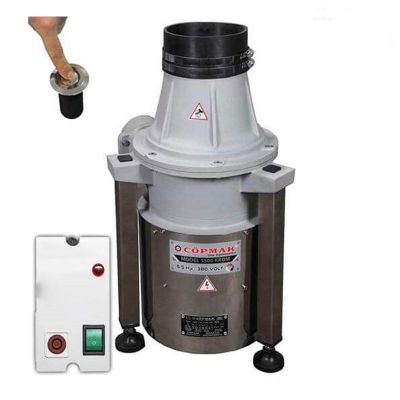 Öztiryakiler 5500 Sanayi Tipi Çöp Öğütme Makinesi, Krom - 1