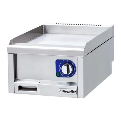 Öztiryakiler 600 Seri Set Üstü Oluklu Grill Plate, Elektrikli, 40x60x26 mm - 1