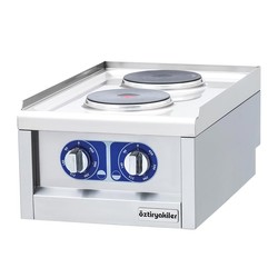 Öztiryakiler 600 Series 2 Burner Cooker, 40x60x26 cm, Electric - Öztiryakiler