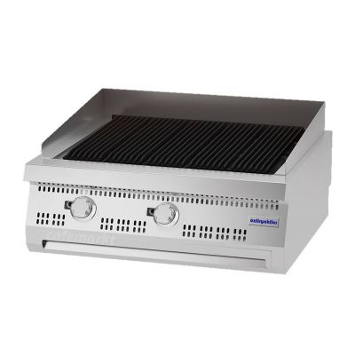 Öztiryakiler 700 Seri ODG 8070 E V2 Döküm Izgara, 80x70x30 cm, Gazlı - 1