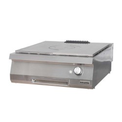 Öztiryakiler 700 Series OSOG 8070 C طباخ من الحديد الزهر المغلق، 80x70x28 سم، غاز، غاز - Öztiryakiler