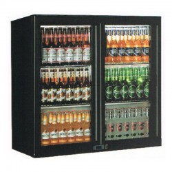 Öztiryakiler Behind Bar Bottle Cooler Cabinet with 2 Sliding Doors - Öztiryakiler