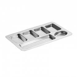 Öztiryakiler Breakfast Tabldot with Egg Holder, 6 Compartments, 29x17 cm - Öztiryakiler