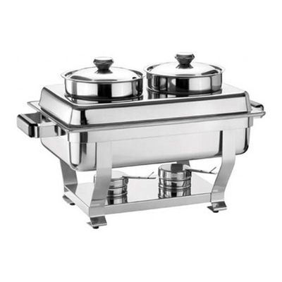 Öztiryakiler Çorbalıklı İkili Was Ayaklı Chafing Dish, Jel Yakıtlı - 1