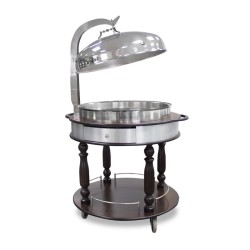 Öztiryakiler Chafing Dish Servis Arabası, 80 cm - Öztiryakiler