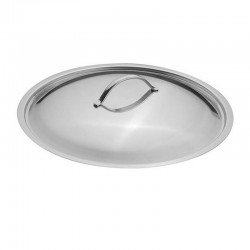 Öztiryakiler Curved Cylindrical Pot Lid, 50 cm, Polished - Öztiryakiler