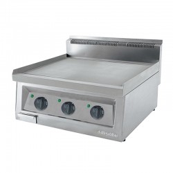 Öztiryakiler Flat Grill Plate, 70x65 cm, Chrome, Electric - Öztiryakiler