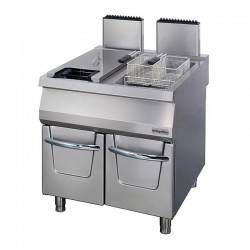 Öztiryakiler Fryer with Cabinet, 22 L, Gas - Öztiryakiler