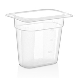 Öztiryakiler Polipropilen Gastronom Küvet, GN 1/9, 17.6x10.8x15 cm 