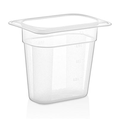 Öztiryakiler Polipropilen Gastronom Küvet, GN 1/9, 17.6x10.8x15 cm - 1