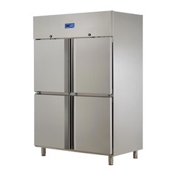 Öztiryakiler GN 1200 LMV ثلاجة عمودية أحادية الكتلة عمودية، 4 أبواب نصفية - Öztiryakiler