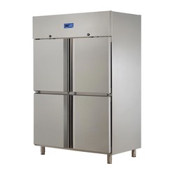 Öztiryakiler GN 1200 NMV Dik Tip Monoblok Buzdolabı, 4 Yarım Kapılı - Öztiryakiler