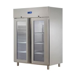 Öztiryakiler GN 1200 NMV ثلاجة بباب زجاجي مزدوج، 1200 لتر - Öztiryakiler