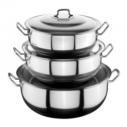 Öztiryakiler Halvane Pot with Lid, 60x20 cm, 45 L - Öztiryakiler
