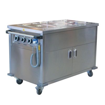 Öztiryakiler Dolaplı Hareketli Benmari, 3 GN 1/1-200 Kapasiteli - 1