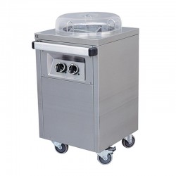 Öztiryakiler Heated Plate Dispenser, Double, 44x44 cm - Öztiryakiler