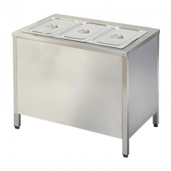 Öztiryakiler Hot Service Unit with Temperature Cabinet, 150x70 cm, Electric - Öztiryakiler