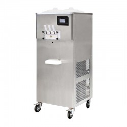 Öztiryakiler Ice Cream Machine with Pasteuriser, 3 Arm Pump, 500 Cone, 11+11 L - Öztiryakiler