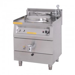 Öztiryakiler Indirect Boiling Pot, 70x65 cm, 60 L, Electric - Öztiryakiler