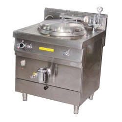 Öztiryakiler Indirect Boiling Pot, 80 L, 80x75 cm, Electric - Öztiryakiler