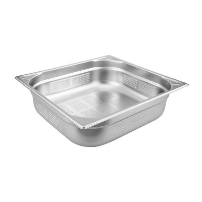 Öztiryakiler GN 2/3-150 mm Köşe Desenli Delikli Gastronorm Küvet - 1
