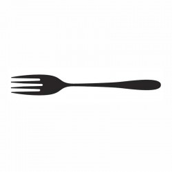Öztiryakiler Lily Fish Fork, 12 pcs - Öztiryakiler