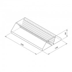 Öztiryakiler Medium Type Filter Hood, 200x150 cm - Öztiryakiler