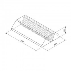 Öztiryakiler Medium Type Filter Hood, 450x200 cm - Öztiryakiler