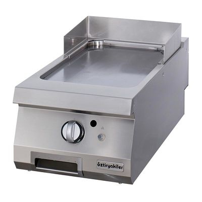 Öztiryakiler OGG 4070 Düz Grill Plate, 40x70x30 cm, Sert Krom Kaplı, Gazlı - 1