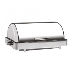 Öztiryakiler Openable Stovetop Chafing Dish Container with Recessed Leg, Electric - Öztiryakiler