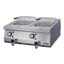 Öztiryakiler Optimum 700 Seri OFE 8070 E Set Üstü İkili Fritöz, 80x70x28 cm, 12+12 L, Elektrikli - Öztiryakiler