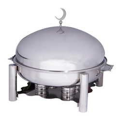 Öztiryakiler Ortadoğu Model Chafing Dish, 60 cm Kapak, Jel Yakıtlı - Öztiryakiler