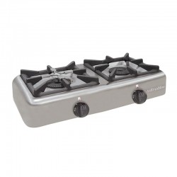 Öztiryakiler OSOG 4075 PA Set Top Double Compact Hob, 75x40 cm, Gas - Öztiryakiler