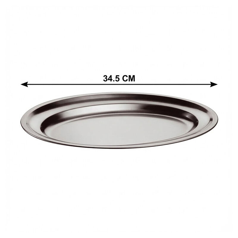 Öztiryakiler Oval Banquet Tray, 34.5x26x2 cm - Öztiryakiler