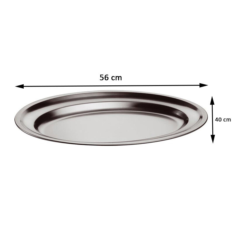 Öztiryakiler Oval Banquet Tray, 56x40x2 cm - Öztiryakiler