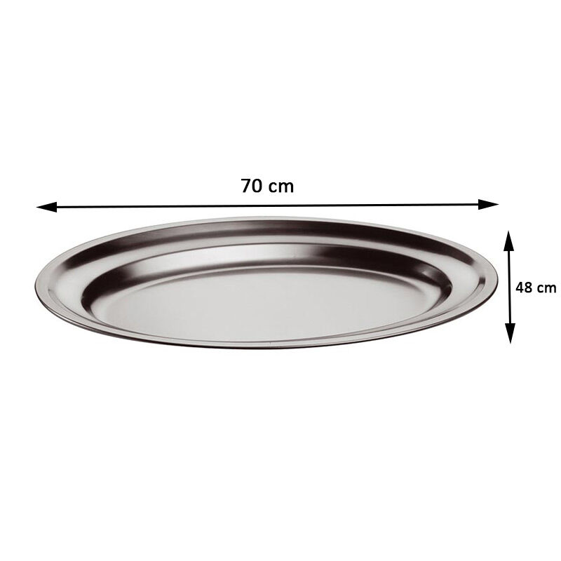 Öztiryakiler صينية مأدبة بيضاوية، 70 × 48 × 2 سم - Öztiryakiler