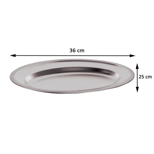 Öztiryakiler Oval Buffet Tray, 36x25 cm - 2
